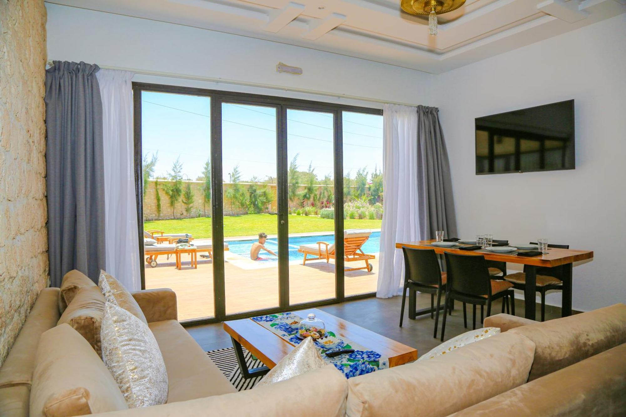 Villa La Rose Bleue - Residence Hoteliere Avec Piscine - Ес-Сувейра Екстер'єр фото