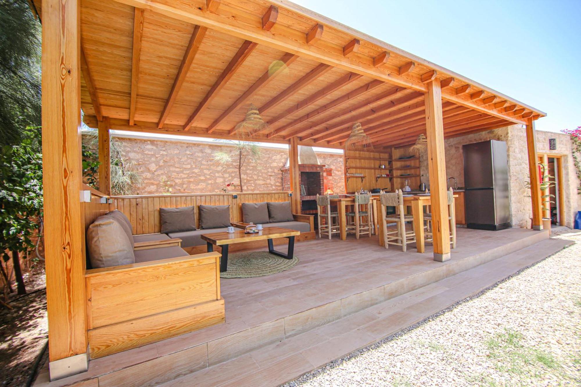 Villa La Rose Bleue - Residence Hoteliere Avec Piscine - Ес-Сувейра Екстер'єр фото